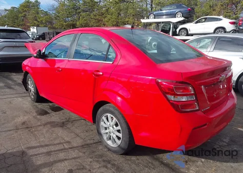 2017 Chevrolet Sonic Lt Auto из США, поврежденный, VIN 1G1JD5SH9H4138495